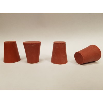 Tappi in gomma rossa