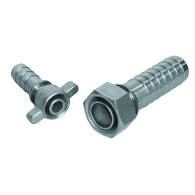 Raccordo in acciaio a vite girevole Turnexp per DRC