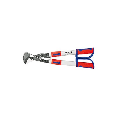 CESOIA PER CAVI KNIPEX (SIST. A CRICCHETTO) con manici telescopici