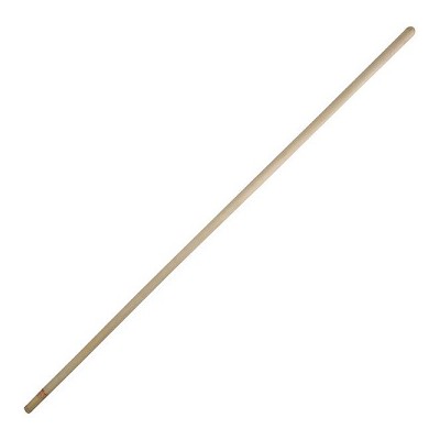 Manico legno per scopa e rastrello 145 cm