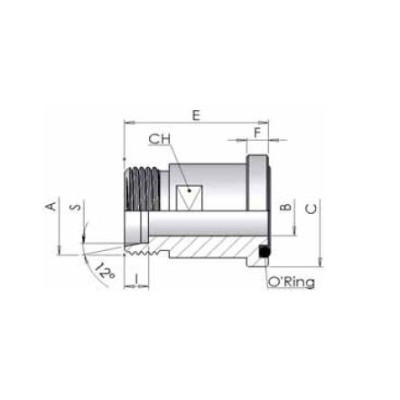 D6E0 - Codoli Filettati Metrici attacco DIN 3901-3902