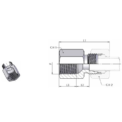 5072 - Terminale diritto femmina