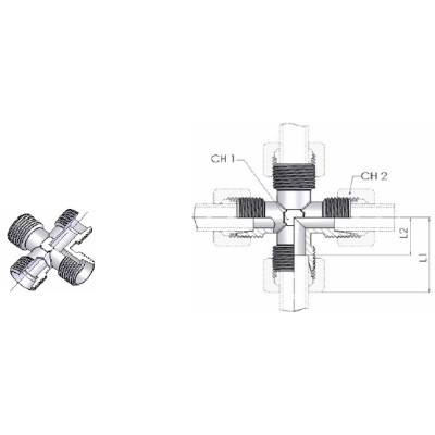 1070 - Intermedio a croce