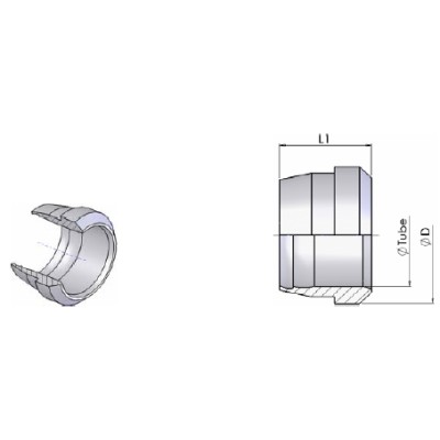 1074 - Anellino tagliente