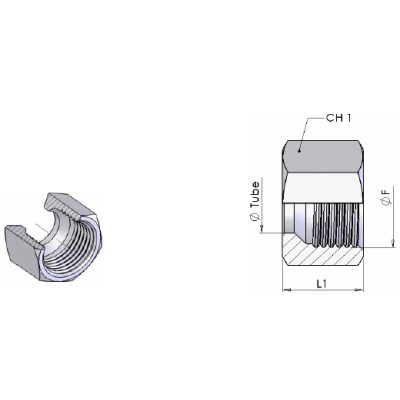 0074 - Dado di serraggio