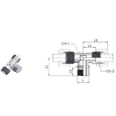 9074 - Terminale a 'T'