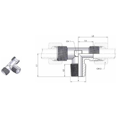 8074 - Terminale a 'T'