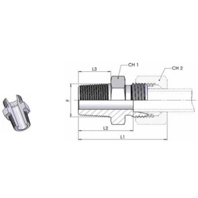 5074 SF - Terminale diritto