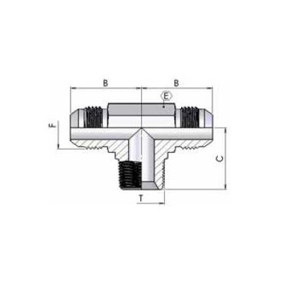 8052 - T JIC con maschio BSPT centrale