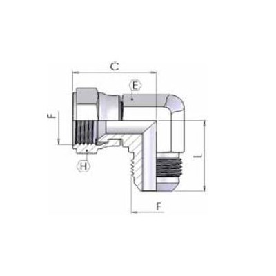 6050 - Gomito 90 maschio-femm girevole JIC