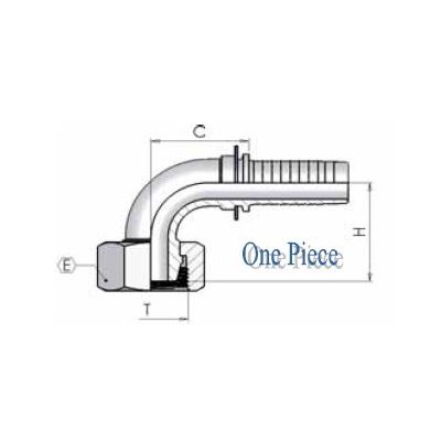 3001 - Curva Metrica 90 Cono 24 Serie Francese