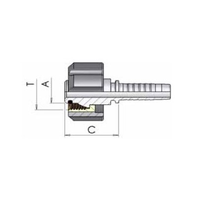 50FK - Femmina Tipo 'K' per Idropulitrici