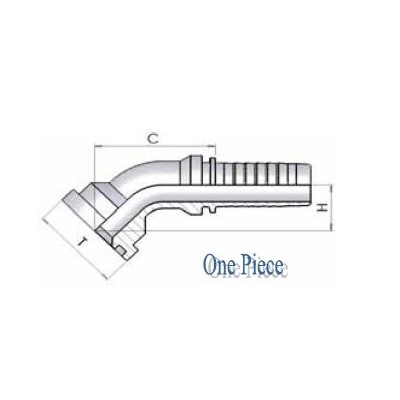 6011 - Flangia 45 SAE 3000 PSI