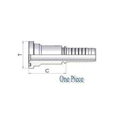 1013 - Flangia Diritta SAE 6000 PSI