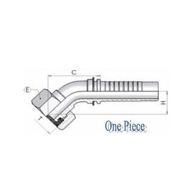 84M02 - Curva Metrica 45 cono 24 Serie Pesante