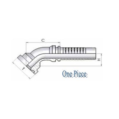 50M11 - Flangia 45 SAE 3000 PSI