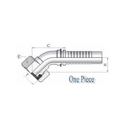 85M02 - Curva Metrica 45 cono 24 Serie Leggera