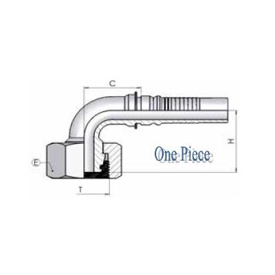 84H01 - Curva Metrica 90 cono 24 Serie Pesante