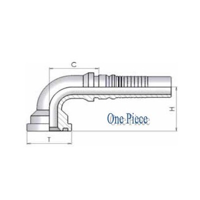 50H10 - Flangia 90 SAE 3000 PSI