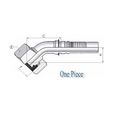 84H02 - Curva Metrica 45 cono 24 Serie Pesante