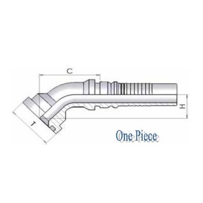 50H11 - Flangia 45 SAE 3000 PSI