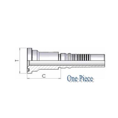 00H13 - Flangia Diritta SAE 6000 PSI