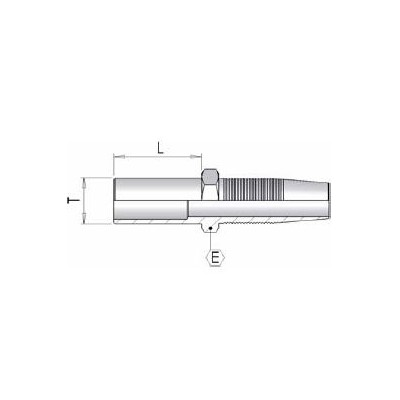 50R05 - Femmina Metrica Tubolare Diritta